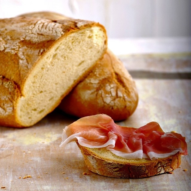 Ham and bread, Merenda, Tuscany