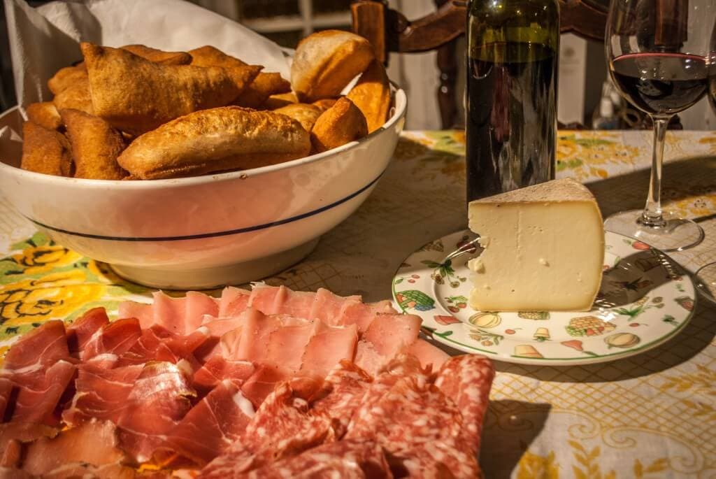 Cold Cuts and Sgabei Tuscany