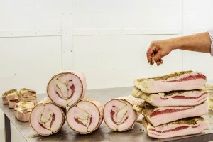 Pink Lardo Tuscan cured meats