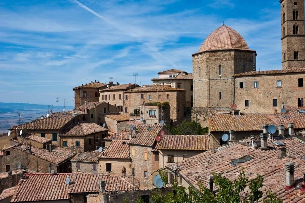 view of Volterra visit Tuscany