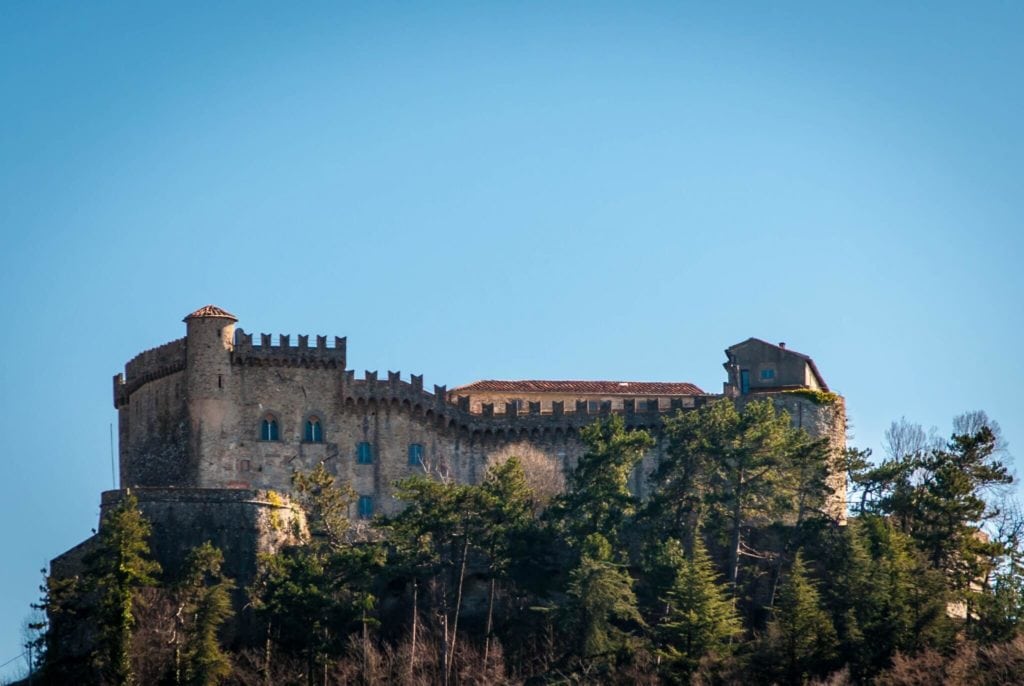 Fosdinovo castle view Tuscany