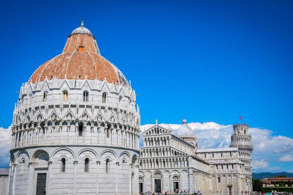 Pisa Square of Miracles, one the best-known places in Tuscany