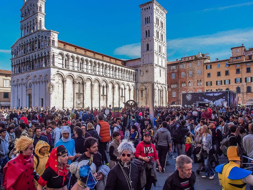 Lucca Comics and Games crowd