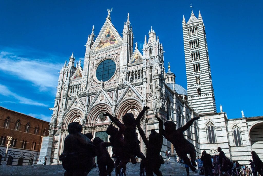 Facade Duomo Siena Tuscany