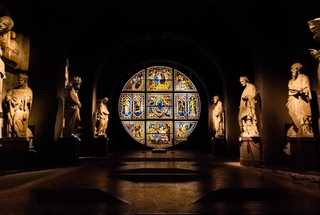 Inside the Museo dell'opera del Duomo, Sienna 