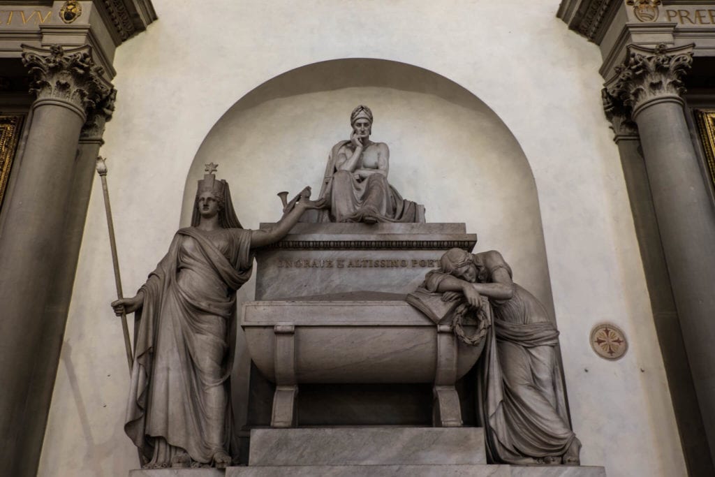 Dante cenotaph Santa Croce Florence