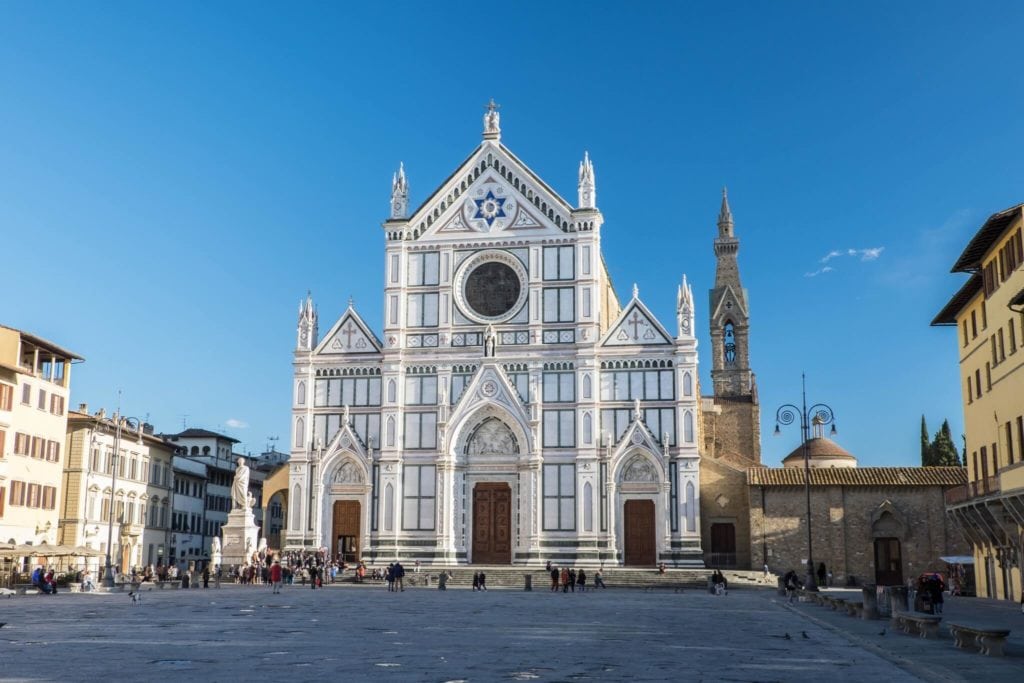 The Square of Santa Croce in Florence