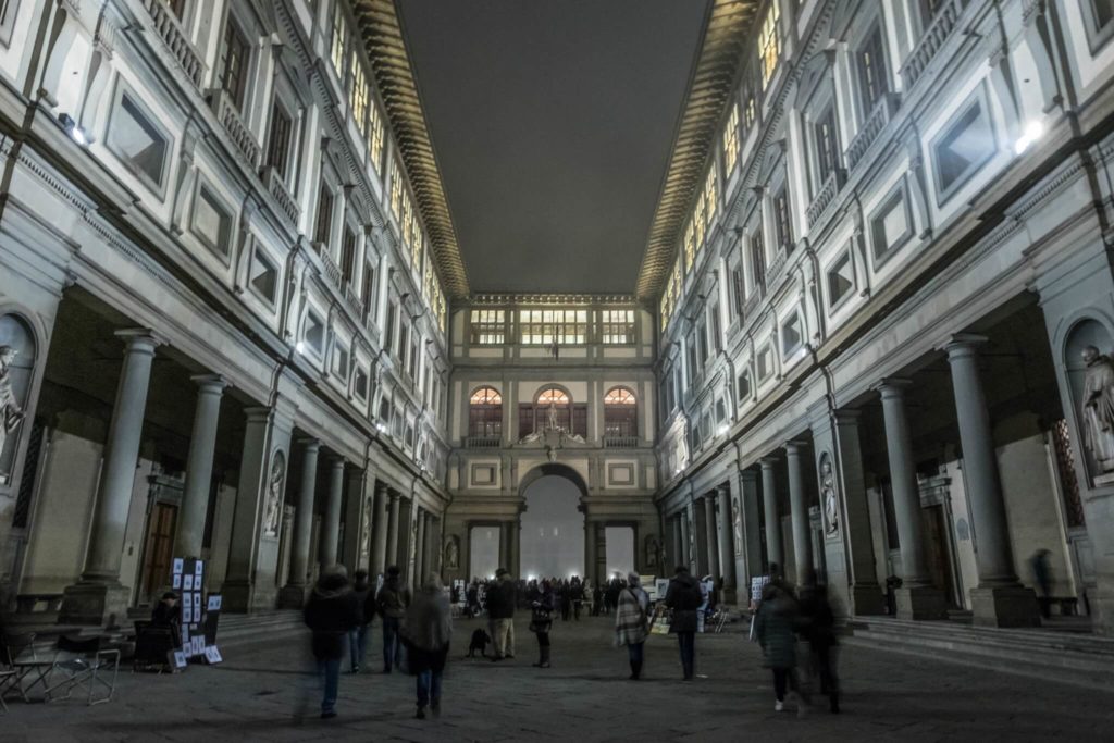 Uffizi Gallery in Florence weather in Tuscany