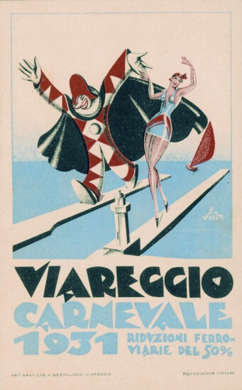 Burlamacco Ondina Carnival of Viareggio