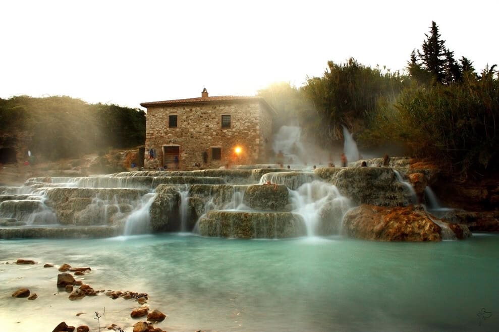 Saturnia hot Springs Tuscany