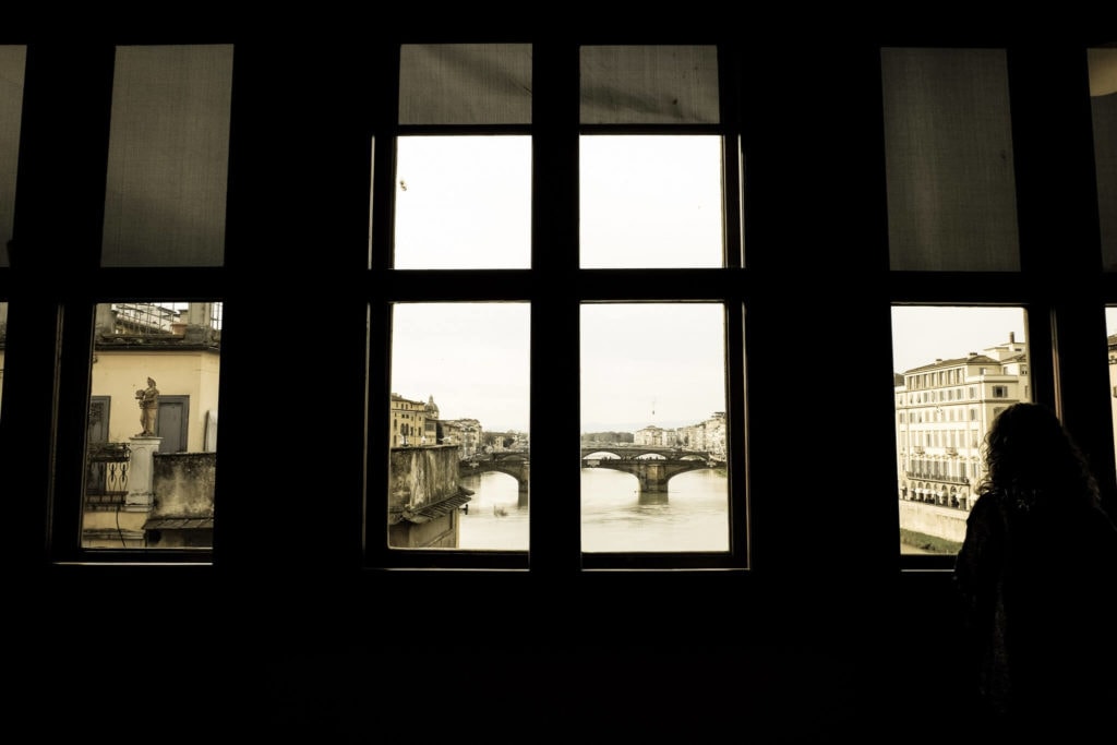 View from the Vasari Corridor