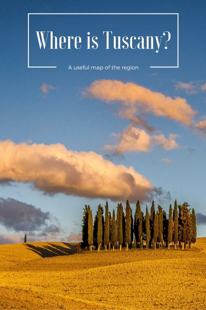 Where is Tuscany, a useful map of the region