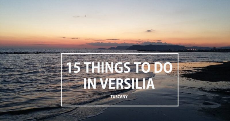 Things to do in versilia