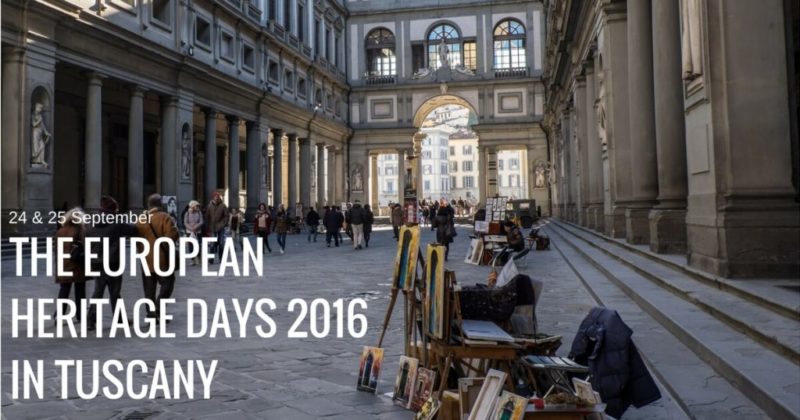 European Heritage Days 2016 in Tuscany