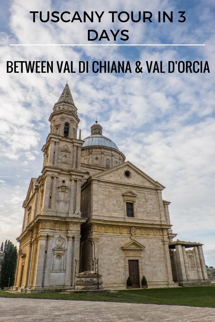 Tour of Tuscany in 3 days between val d'Orcia and Valdichiana