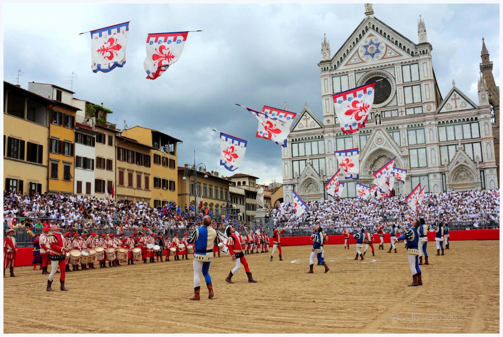 Calcio Storico pre-game in Florence