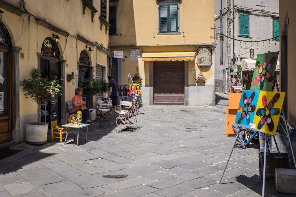 Street of Pontremoli Tuscany