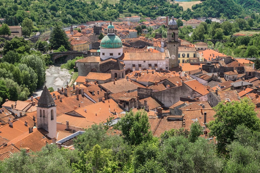 Pontremoli Tuscany View from the castle