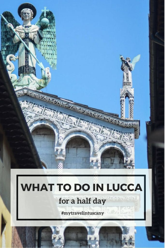 What to do in Lucca in half day cover Pinterest
