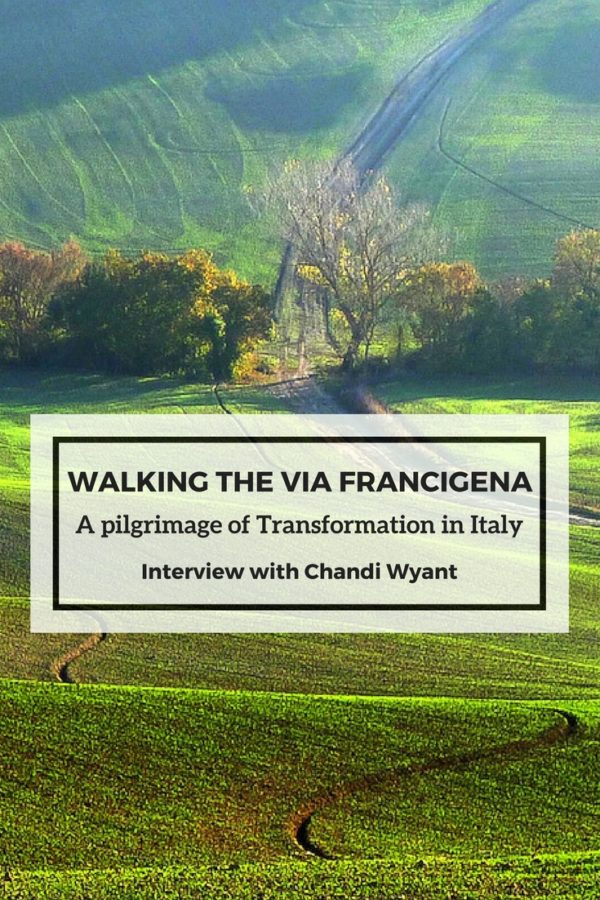 Walking the Via Francigena Pinterest Cover