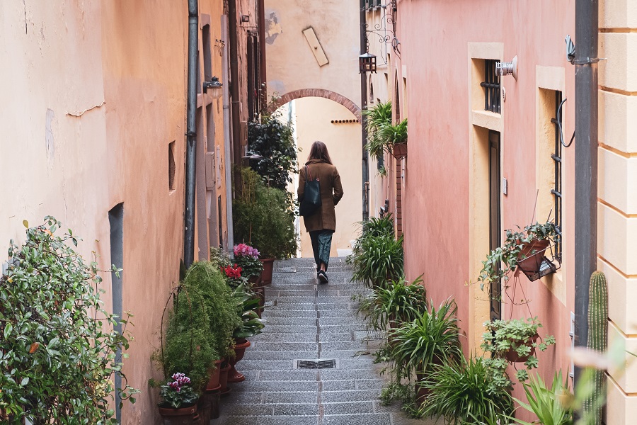 Little Alley in Lari, Valdera in Tuscany