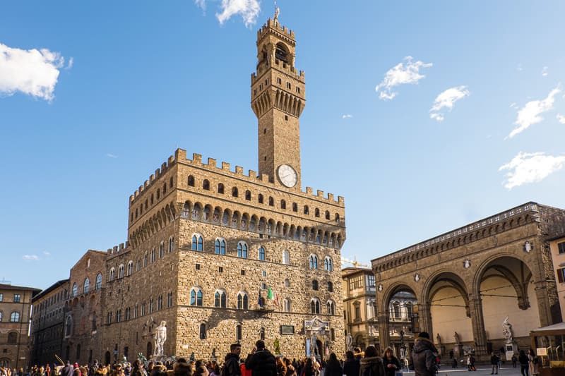 A view of Piazza della Signoria Florence