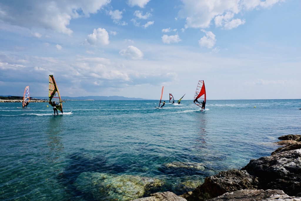 Windsurfing in Cecina Italy Etruscan Coast of Tuscany